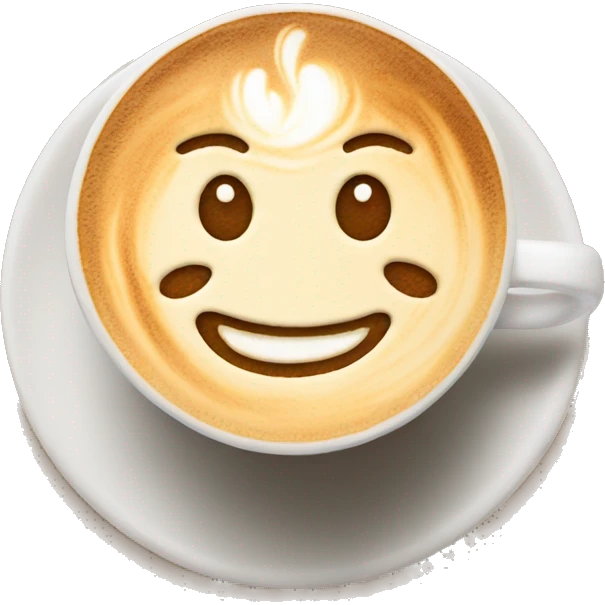 Latte art  emoji