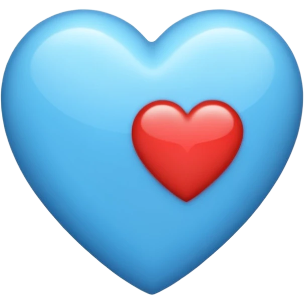 Quiero un corazón 💓 pero azul emoji