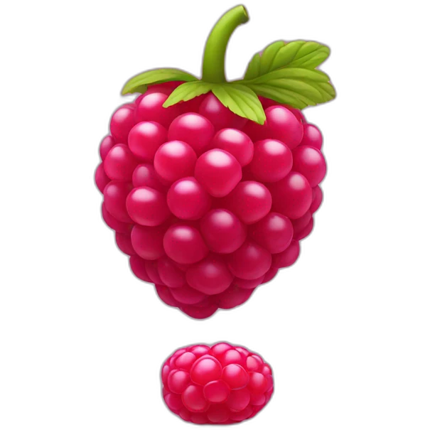Raspberry emoji