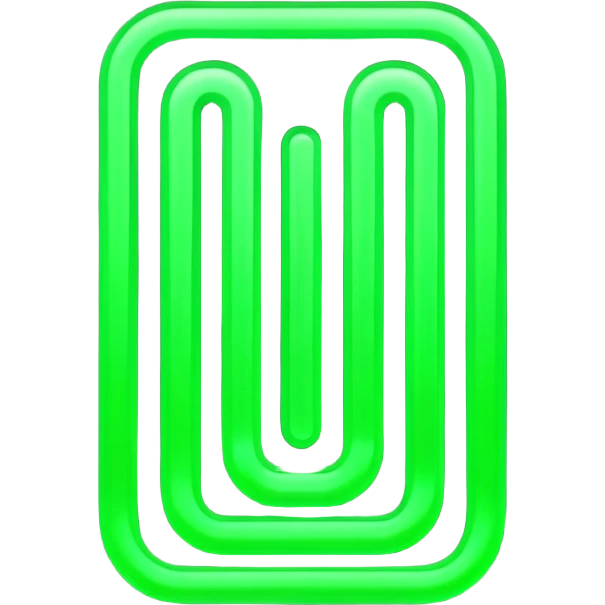 green binary flowing emoji