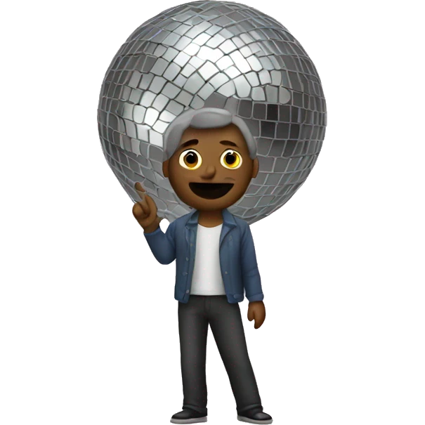 a man in the form of a disco ball



 emoji