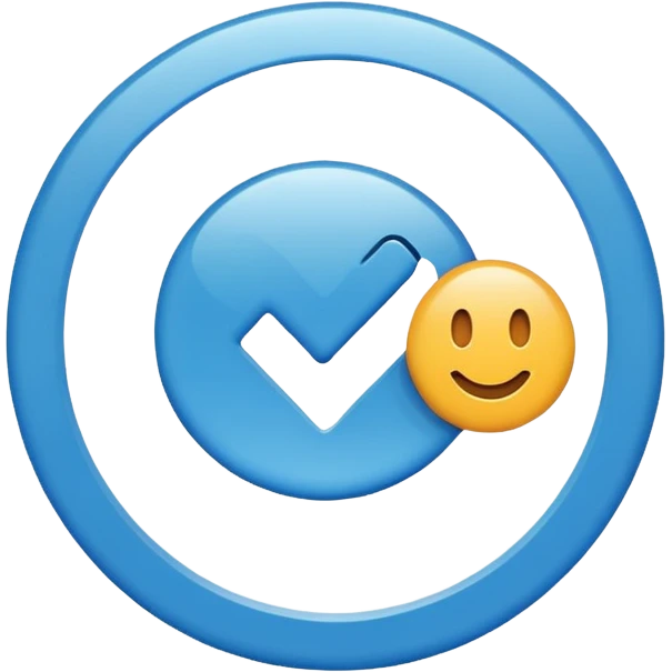 Mavi tik emoji