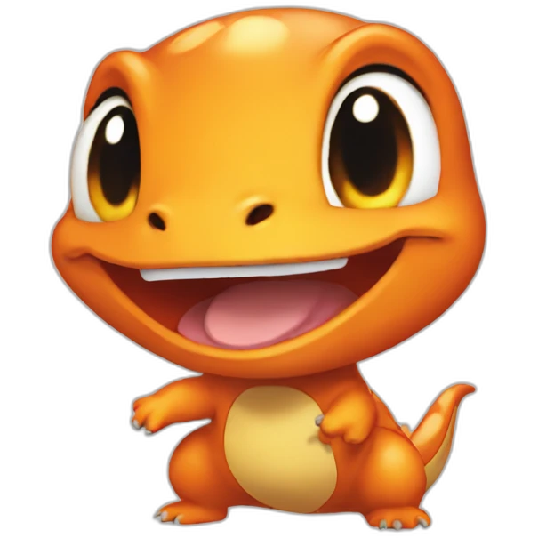 Laughing charmander emoji