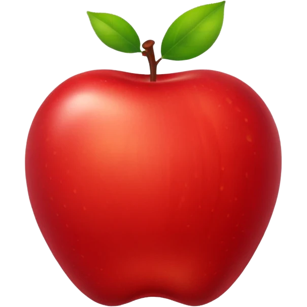 matching letter A and picture of apple emoji