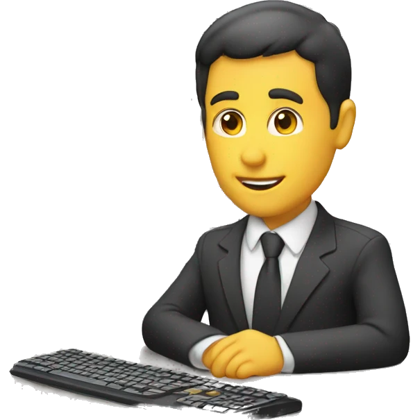 computer trading emoji