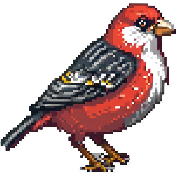 grosbeak bird emoji