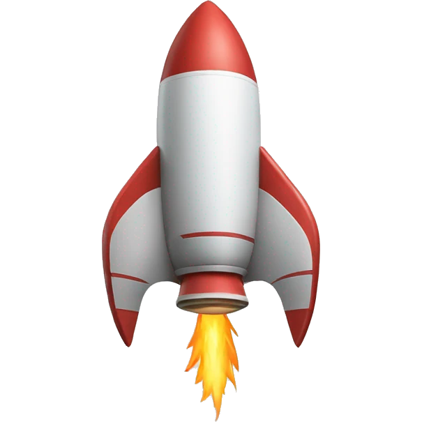 Rocket with bag shop to the moon emoji