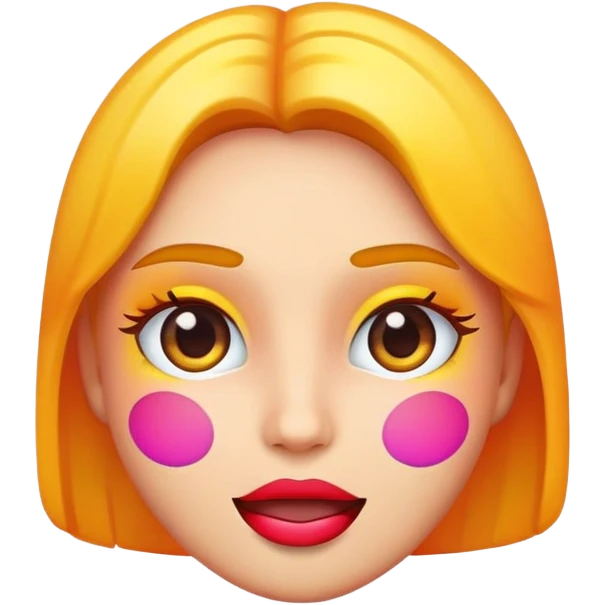 emoji with model face emoji