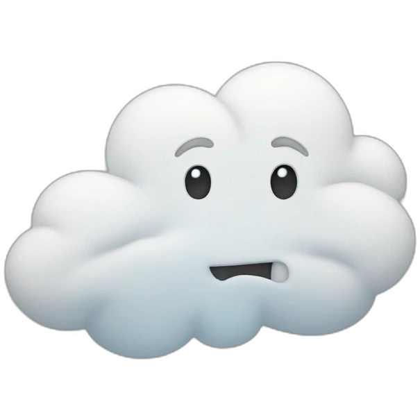 Thinking cloud emoji