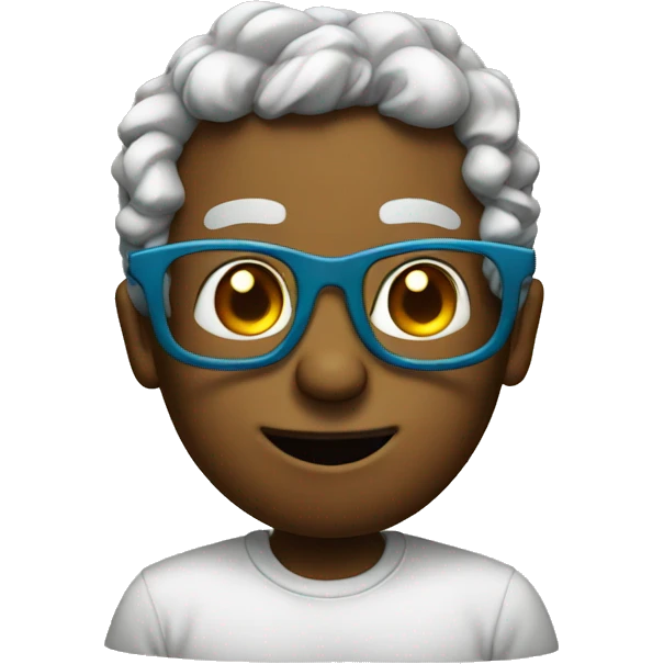 poo with glasses emoji