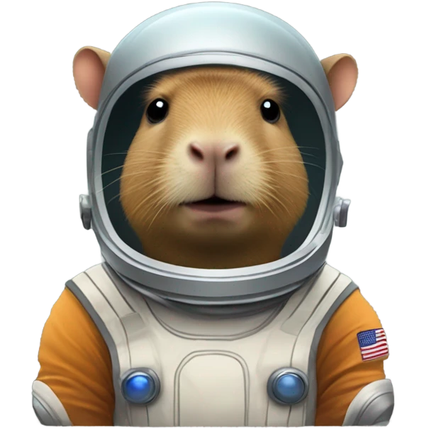 capybara astronaut emoji