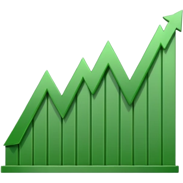 dollar graph emoji