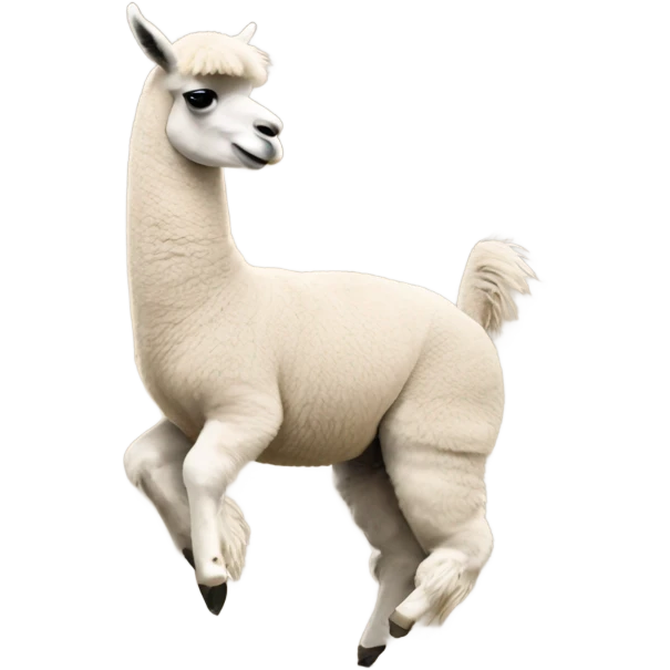 Llama breakdancing  emoji