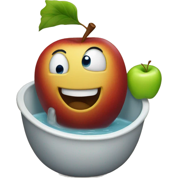 bobbing for apples emoji