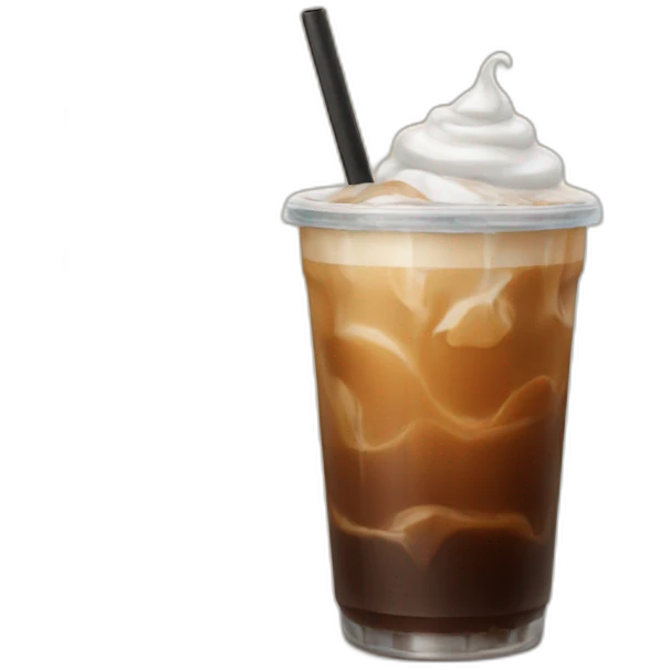 Iced coffee emoji