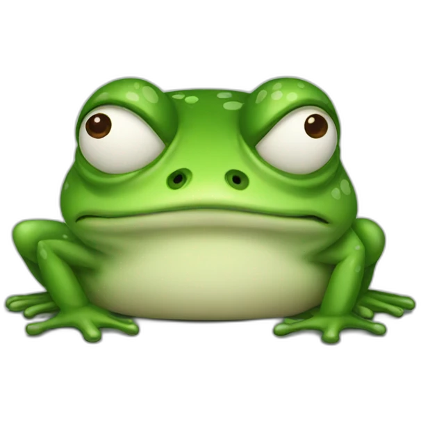 angry frog emoji