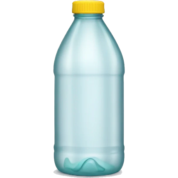empty plastic bottle emoji