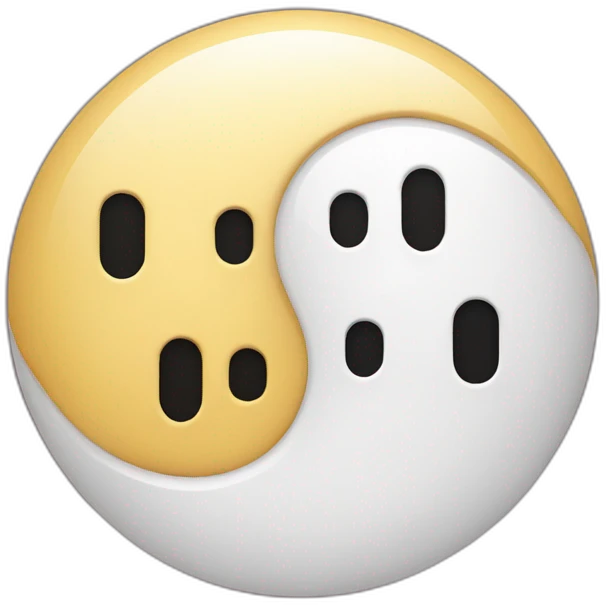 upside-down-yin-and-yang-without-dots emoji