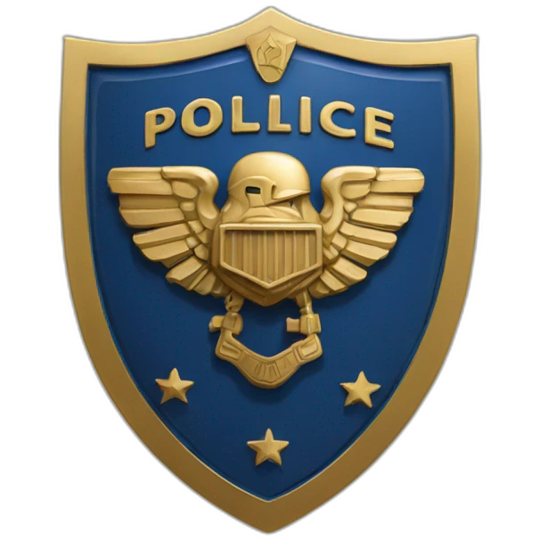 judge dredd's police badge emoji