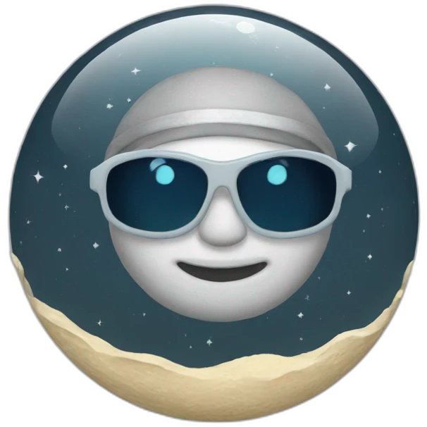 swim on the moon emoji