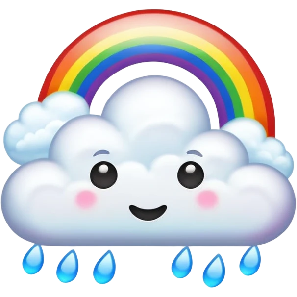 🌥🌈 emoji