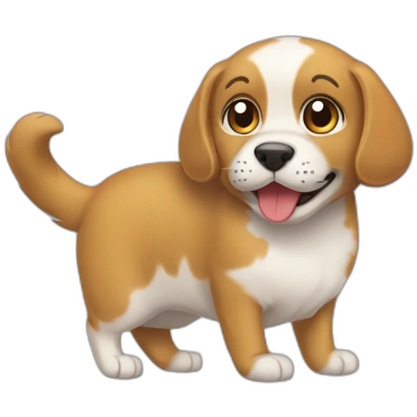 Cat mélanger avec un dog emoji