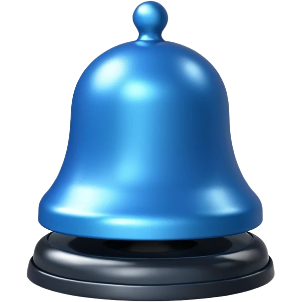 blue notfication bell emoji