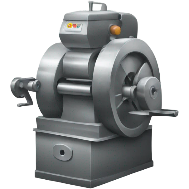 Grinding machine emoji