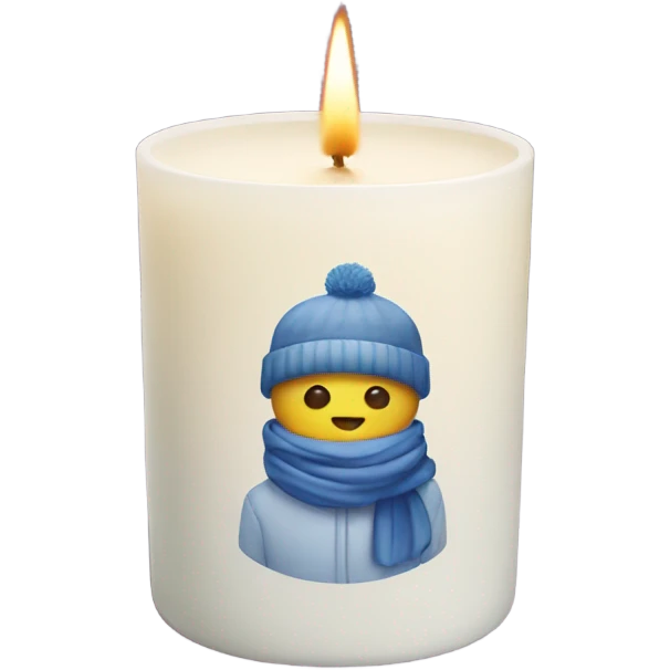 winter vibe candle emoji