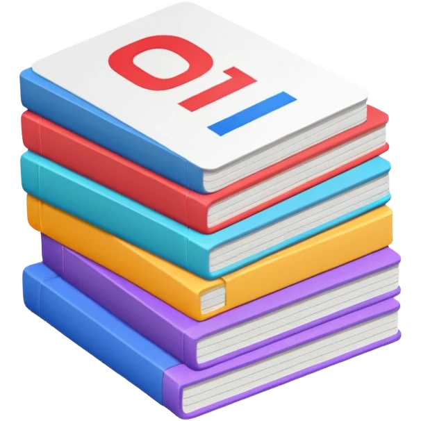 a stack of alphabet flashcards emoji