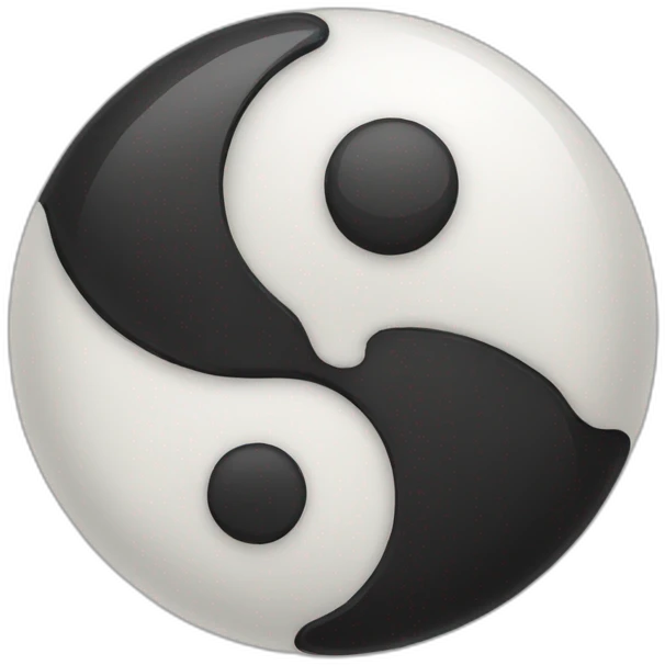 ying yang emoji