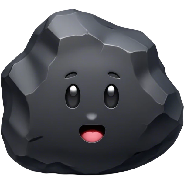  coal 3d emoji
