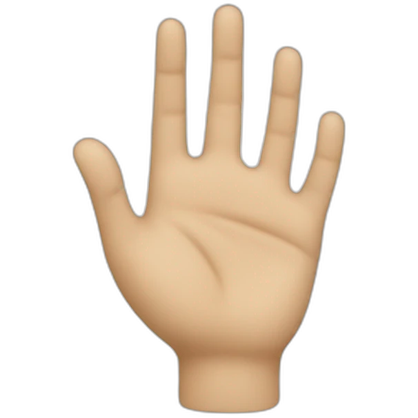 hand obove head emoji