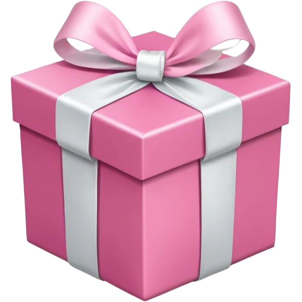 pink gift box emoji