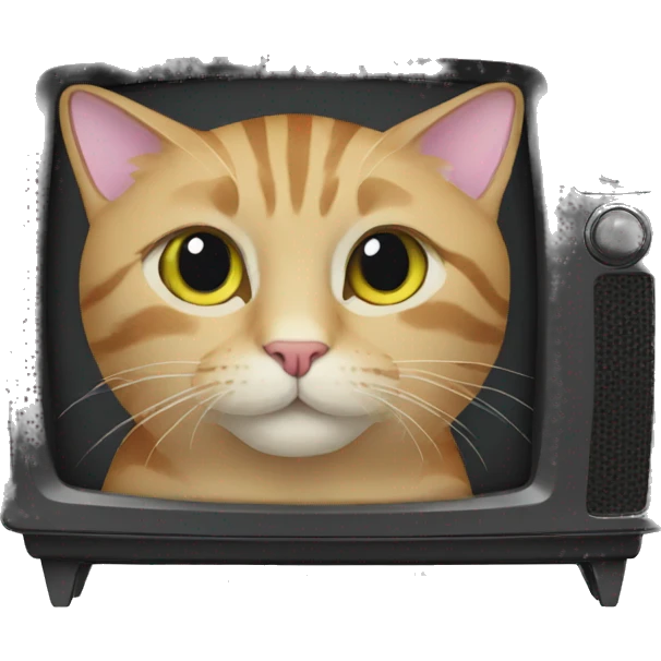 cat in tv emoji