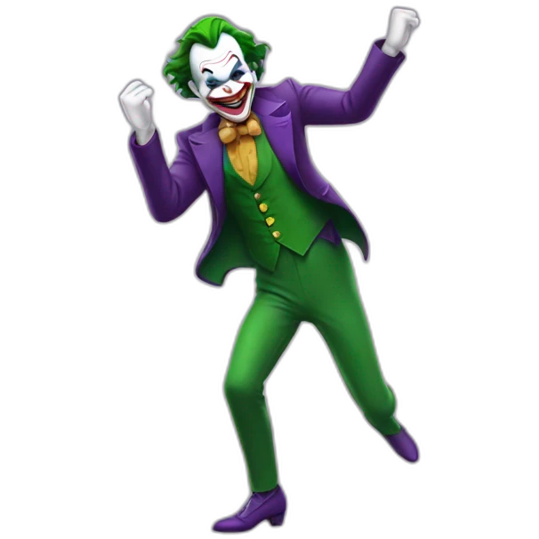 Joker dancing emoji