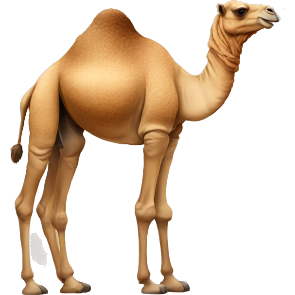 Camel with 3 bumps emoji