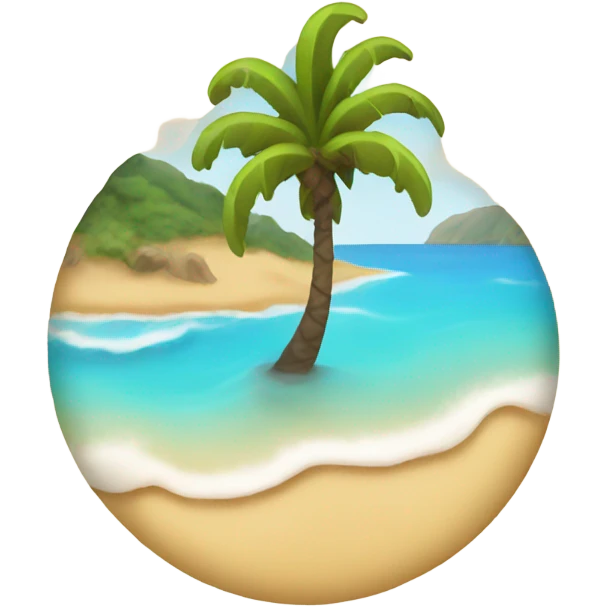 Beach emoji