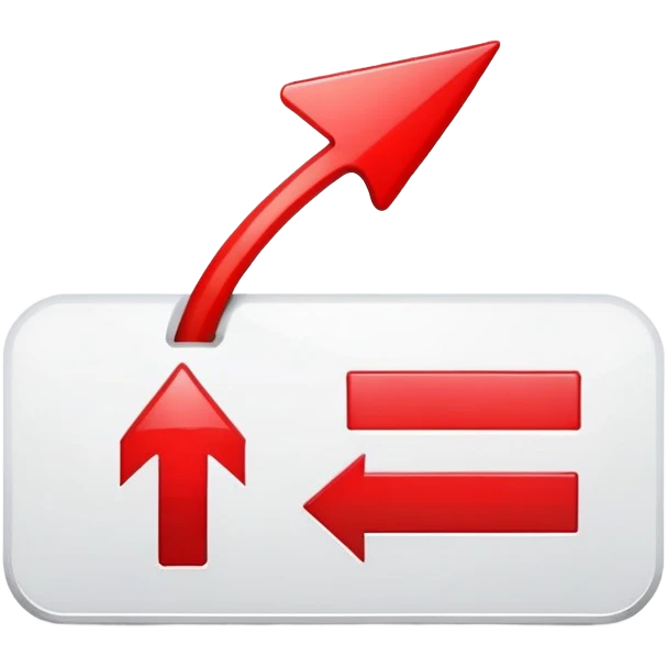 YouTube share button with arrow emoji