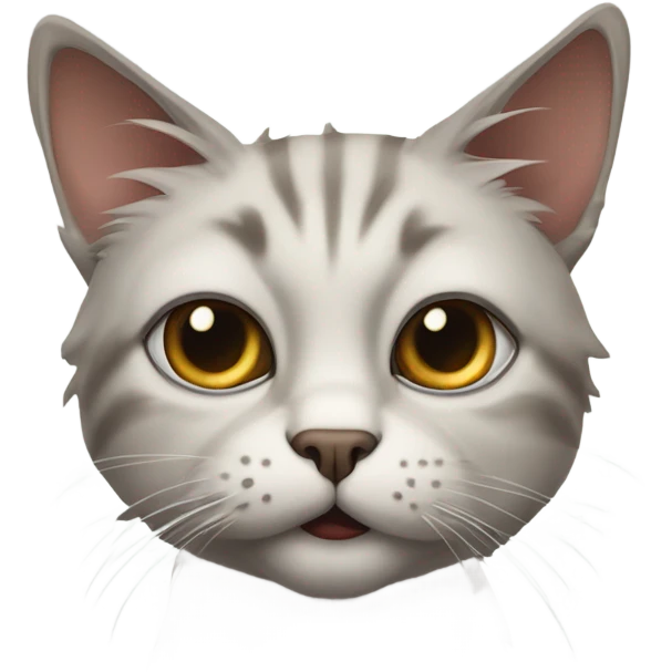 Super disgusted cat emoji