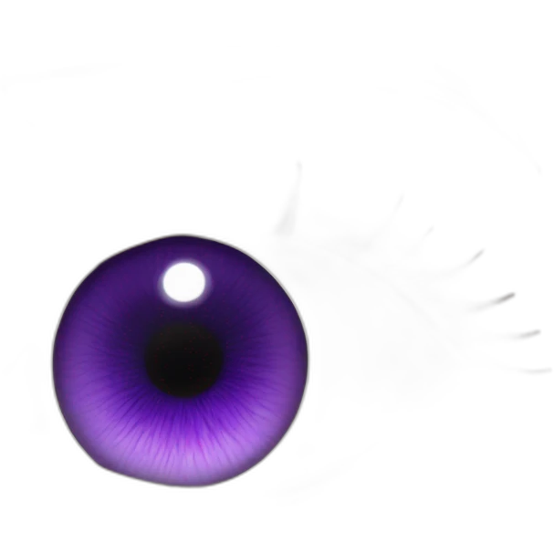 majestic godly violet iris eyeball with palpebral without eyebrow emoji