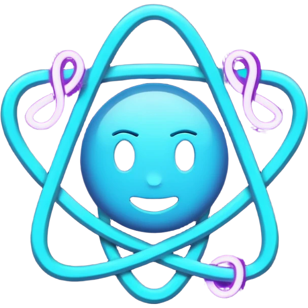 futuristic minimalistic emoji icon, glowing letters "SANG" made of three neon lines merging together, representing Storm, Atom and NoizeGames, neon purple (#8B5CF6) and cyan (#00E0FF) glow, dark tech background, unity and energy vibe, 1:1 aspect ratio emoji