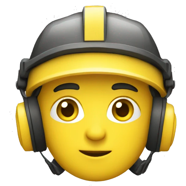 Yellow del operater emoji