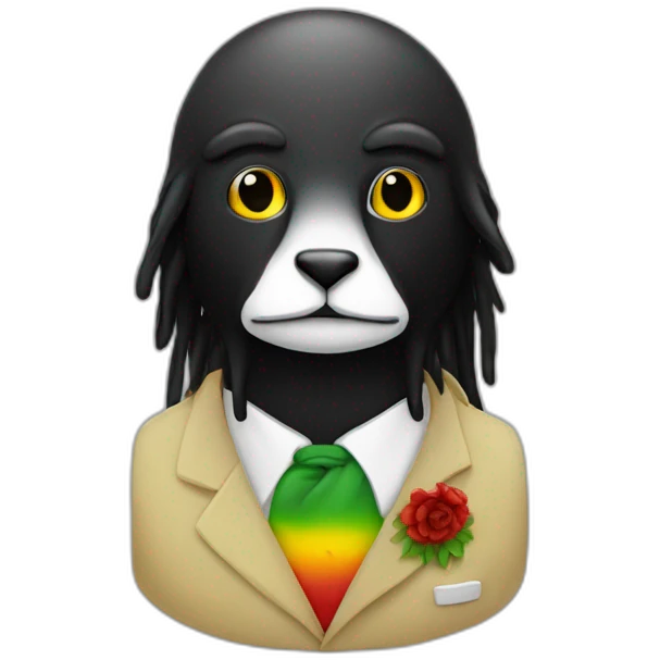 linux tux rastafari emoji