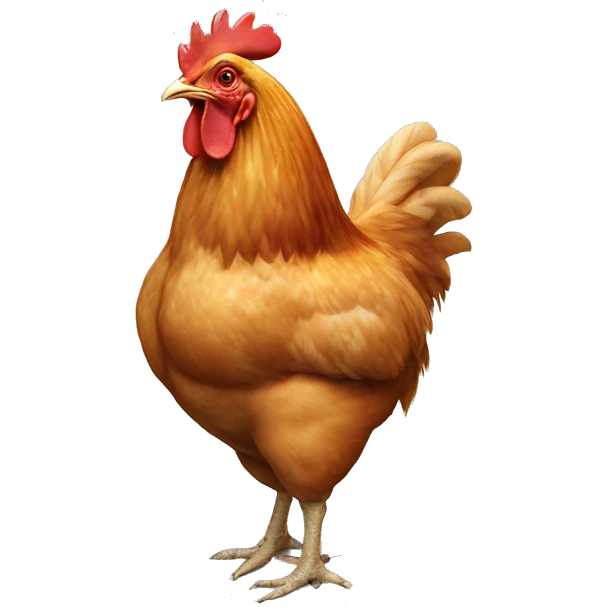 Chicken butt emoji