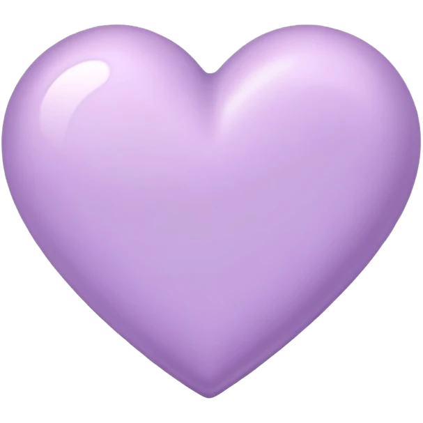 lilac heart emoji