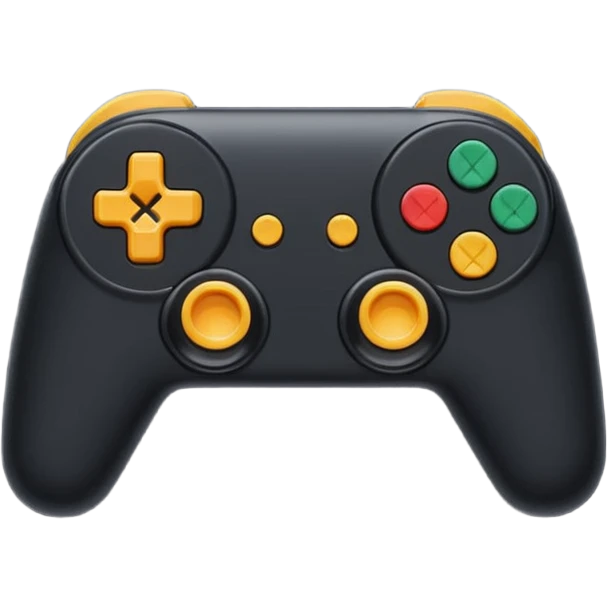 black game pad emoji