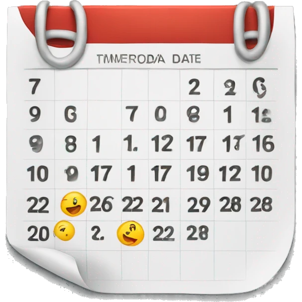 calendar date 22 listopada emoji