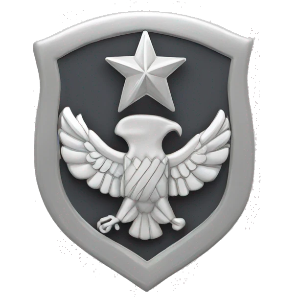 Silver Colonel Rank Insignia emoji