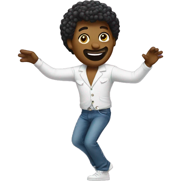 Disco dancing emoji